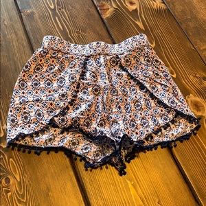 H&M beach print shorts